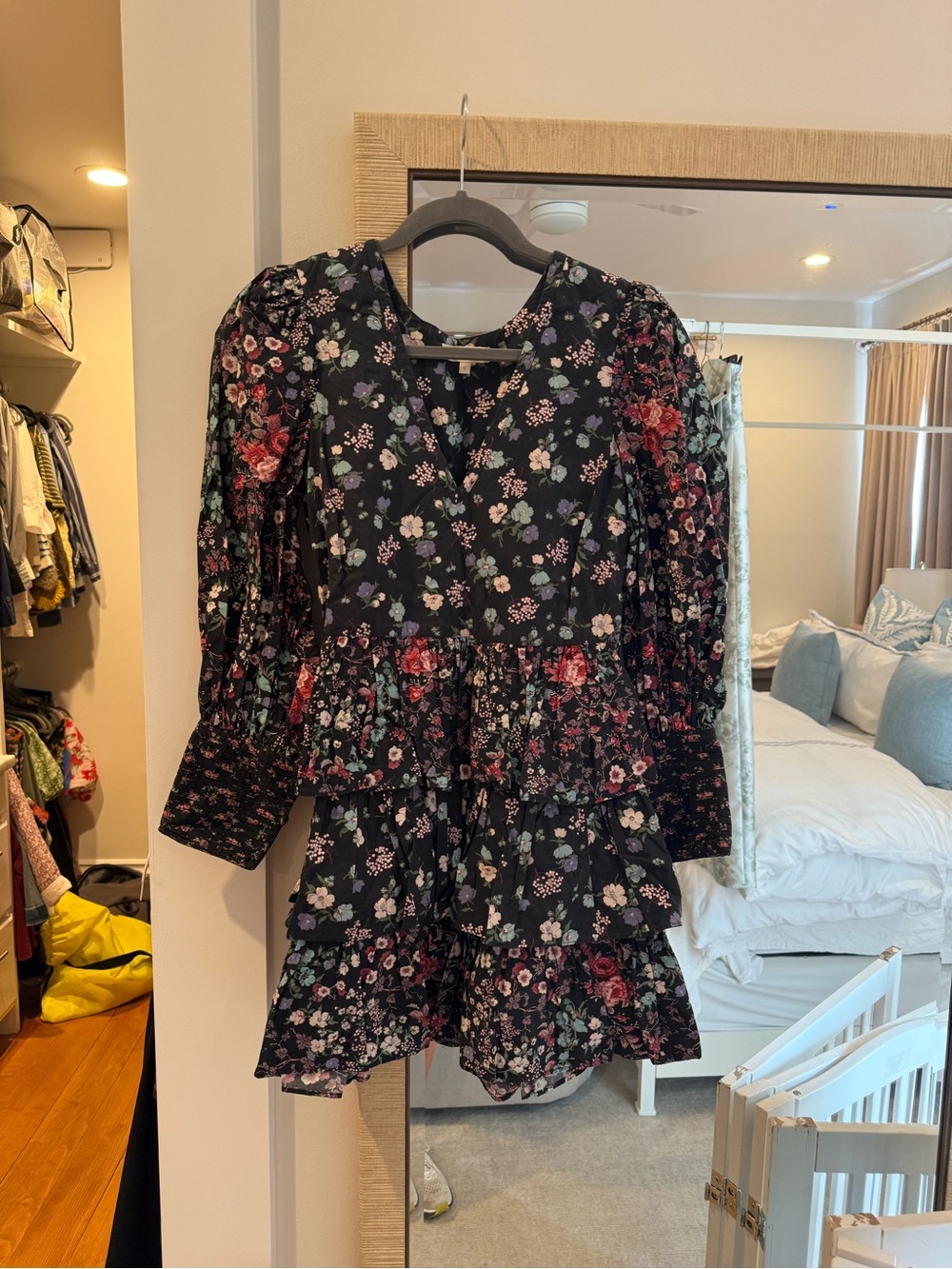 LoveShackFancy Floral Mini Dress
